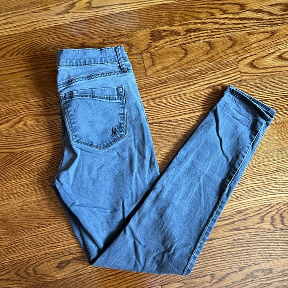 Express Legging Mid Rise Skinny Jean Button Fly - Picture 10 of 16